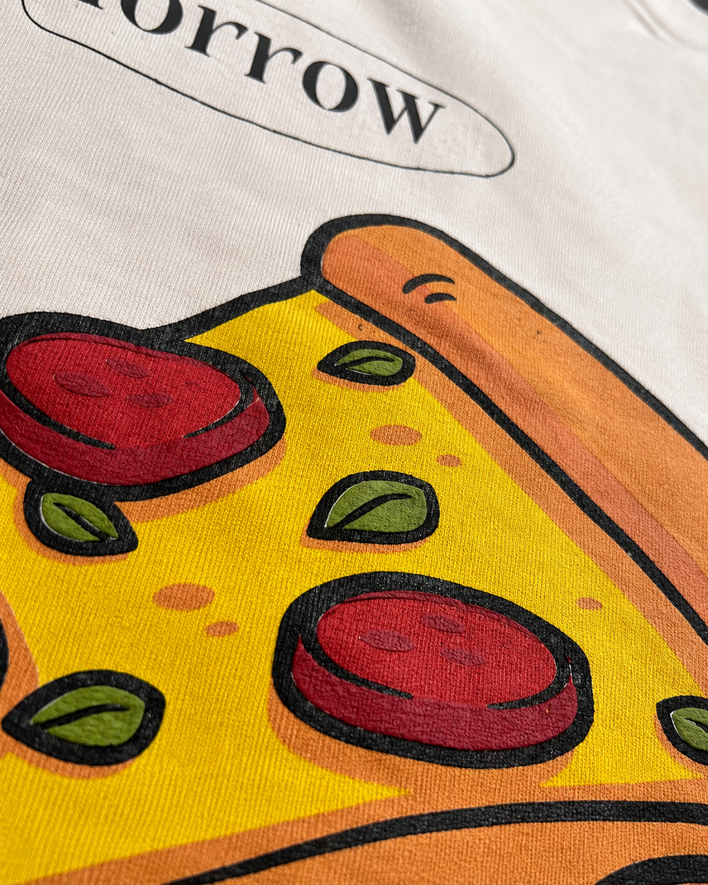 Ivory Pizza T-Shirt